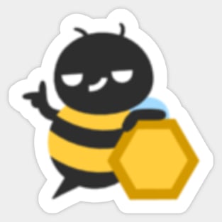 Bee Cool Emote Sticker